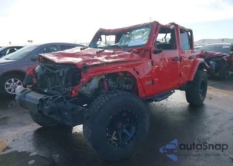 2020 Jeep Wrangler Unlimited Sahara 4X4 from USA, damaged, VIN 1C4HJXEN5LW230101